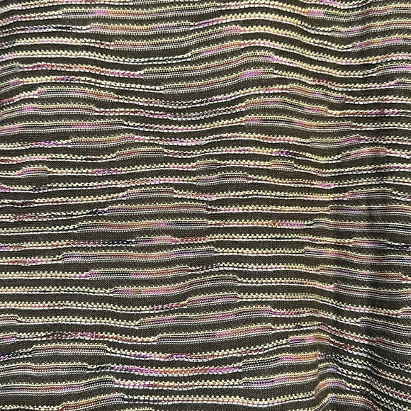 Sigrid Olsen 70% Silk Knit Sweater/ Top Ombré Striped Knit Lightweight - Picture 4 of 6